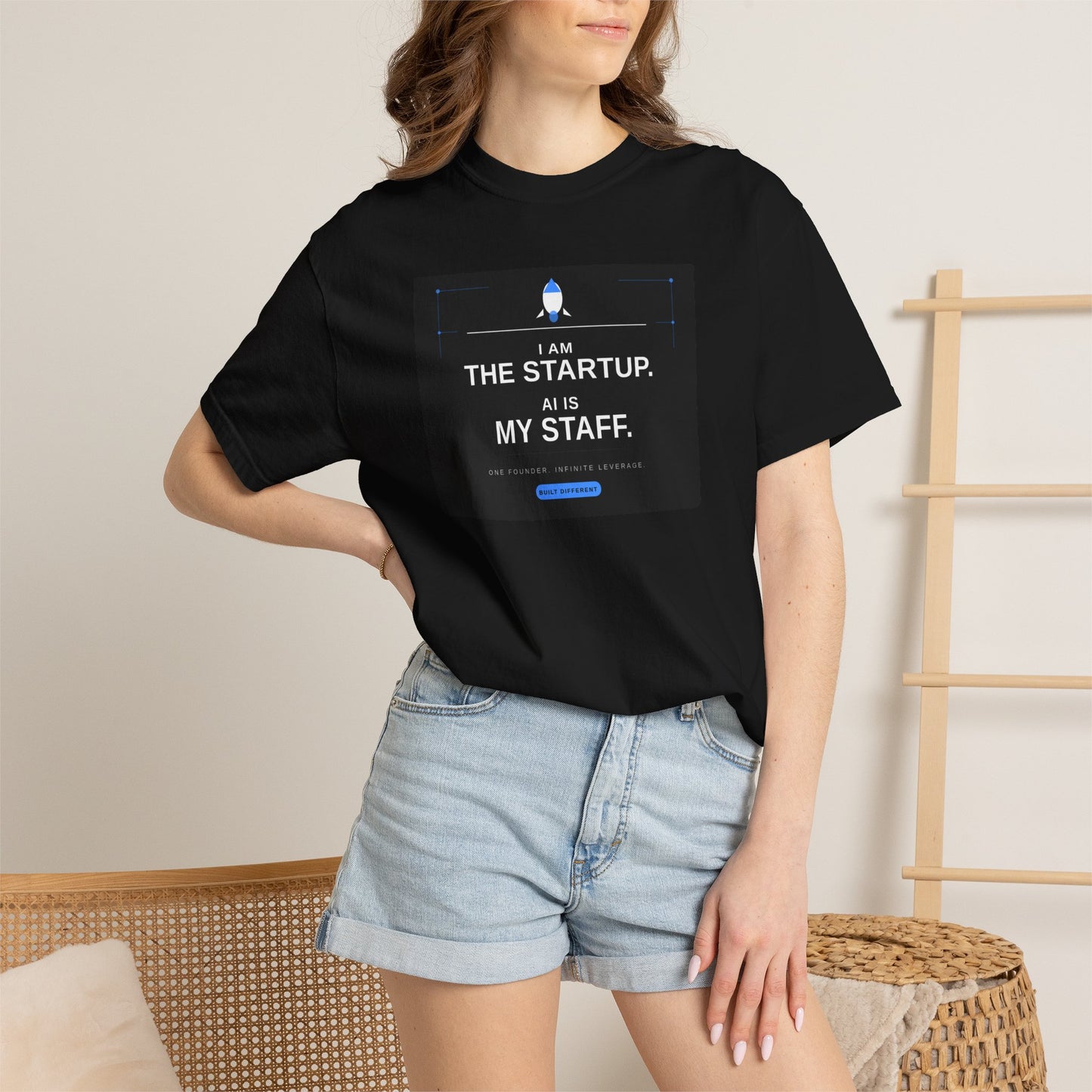 I Am the Startup, AI is My Staff T-Shirt | Tech Humor, Developer Tee