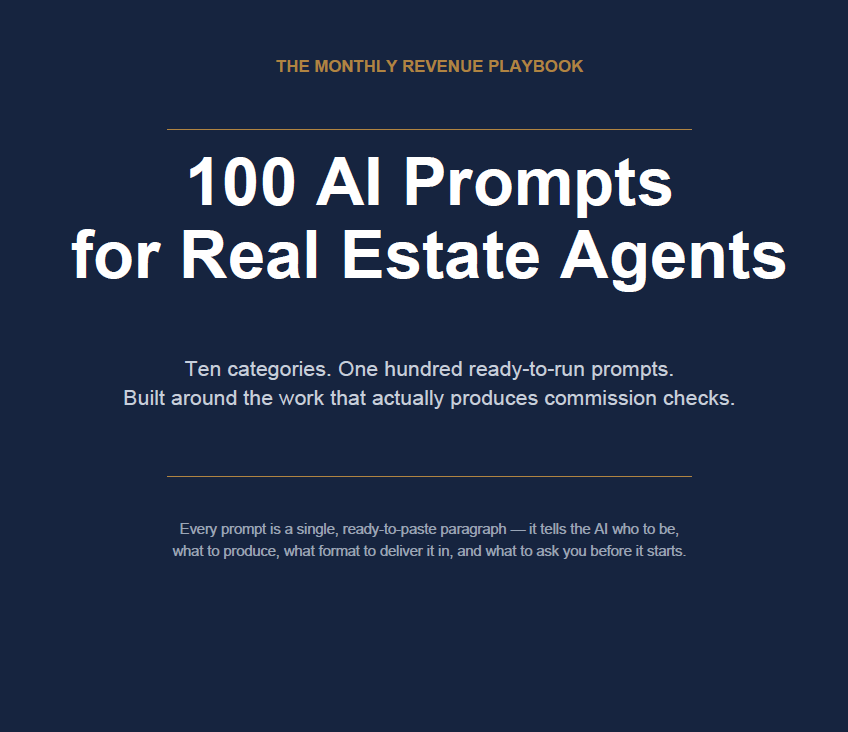 100 AI Prompts for Real Estate Agents