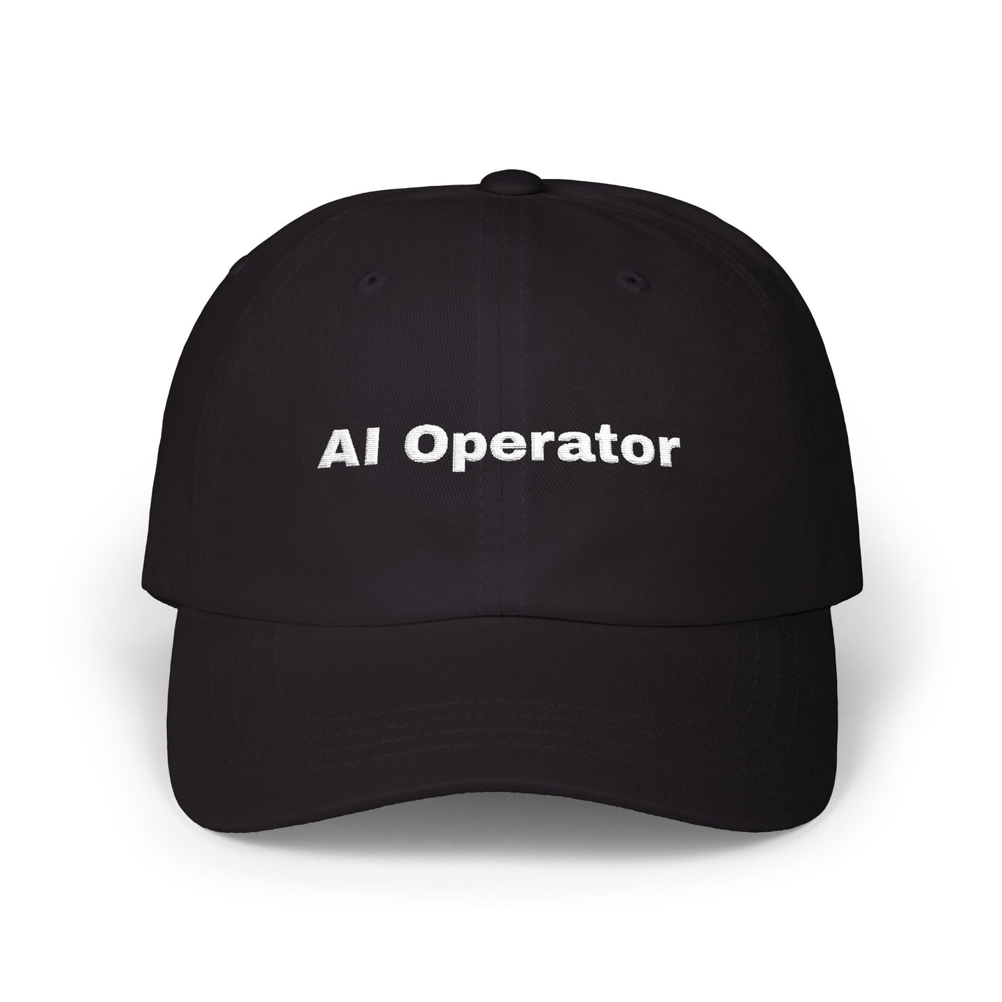 AI Operator Cap | Embroidered Text Baseball Hat