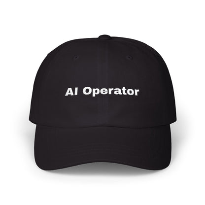 AI Operator Cap | Embroidered Text Baseball Hat