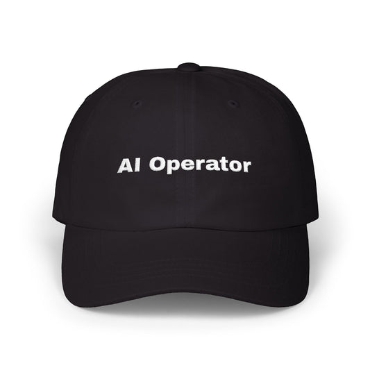 AI Operator Cap | Embroidered Text Baseball Hat