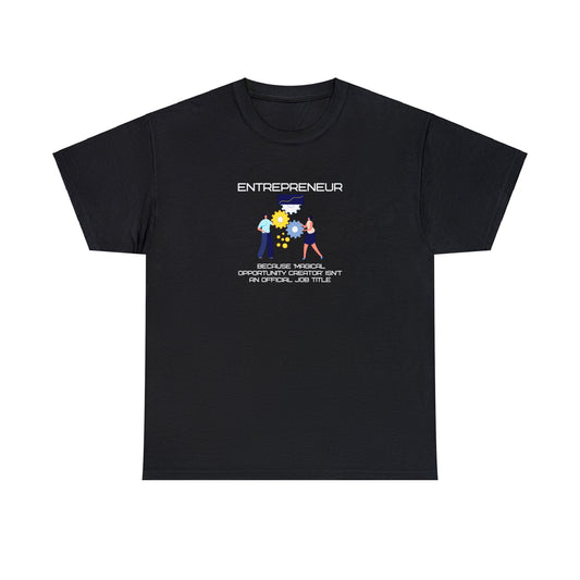 Entrepreneur Black Tshirt